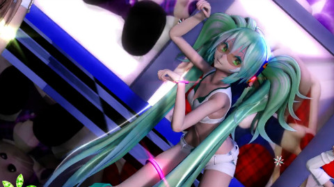 【MMD】 PiNK CAT 【Miku,Rin,IA】